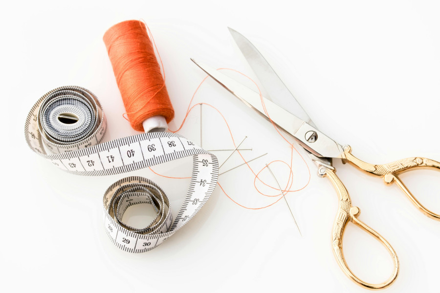 Sewing gathering to make cloth napkins